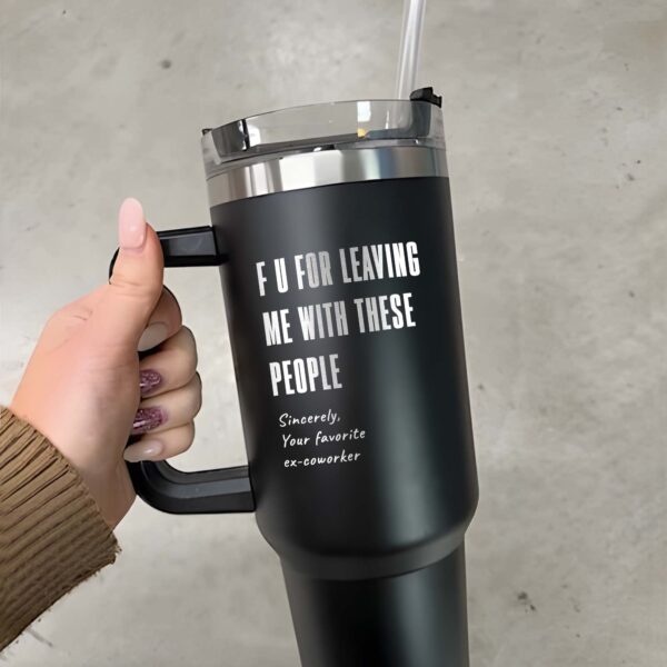 custom 40 oz engraved coworker tumbler personalized funny leaving gift unique christmas halloween present office humor cup tw2zo