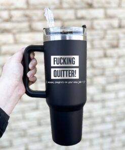 custom 40 oz engraved coworker tumbler personalized quitter design unique christmas halloween present funny leaving gift 8it39