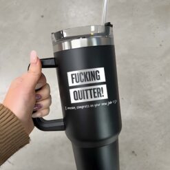 custom 40 oz engraved coworker tumbler personalized quitter design unique christmas halloween present funny leaving gift r2kjg