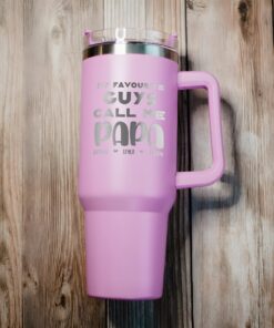 custom 40 oz engraved dad tumbler personalized kids names design unique christmas halloween present grandpa cup zxa9v