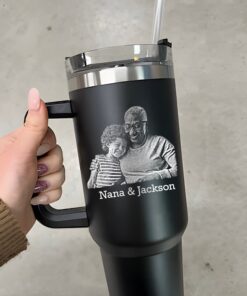 custom 40 oz engraved family photo tumbler personalized design unique christmas halloween present parent appreciation cup 67zdh