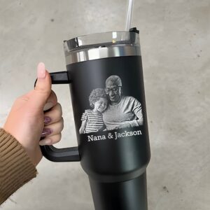 custom 40 oz engraved family photo tumbler personalized design unique christmas halloween present parent appreciation cup 67zdh