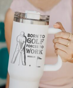 custom 40 oz engraved golf tumbler personalized golfer design unique christmas halloween present sports enthusiast cup 1lday