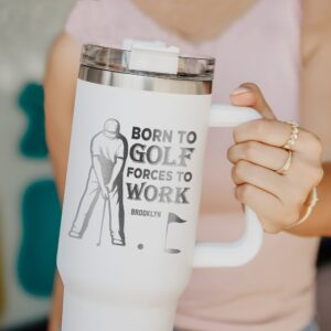 custom 40 oz engraved golf tumbler personalized golfer design unique christmas halloween present sports enthusiast cup 1lday