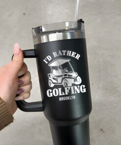 custom 40 oz engraved golf tumbler personalized golfer design unique christmas halloween present sports enthusiast cup oqqa9