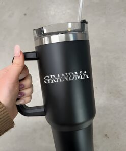 custom 40 oz engraved grandma tumbler personalized kids names design unique christmas halloween present nana mothers day cup pvmvz