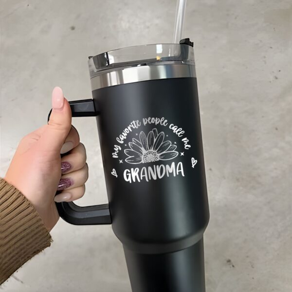 custom 40 oz engraved grandma tumbler personalized my favorite people design unique christmas halloween present grandmother gift selh1