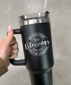 custom 40 oz engraved grandma tumbler personalized my greatest blessings design unique christmas halloween present nana gift hmnb5