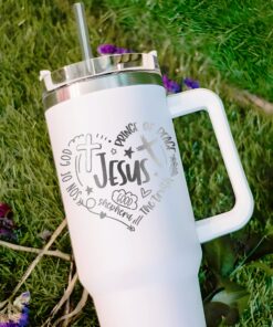 custom 40 oz engraved jesus tumbler personalized bible affirmations design unique christmas halloween gift christian womens cup hkk2y