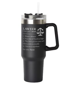 custom 40 oz engraved lawyer tumbler personalized attorney design unique christmas halloween present law school grad cup bdmsi