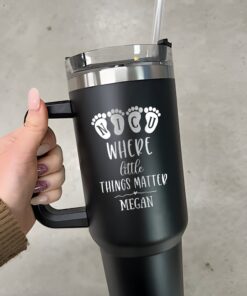 custom 40 oz engraved ld nurse tumbler personalized little things matter design unique christmas halloween gift labor delivery cup nnxqu