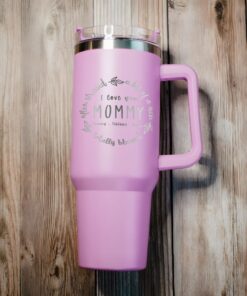 custom 40 oz engraved mom tumbler personalized i love you mommy design unique christmas halloween present grandma xmas gift 9d3bz