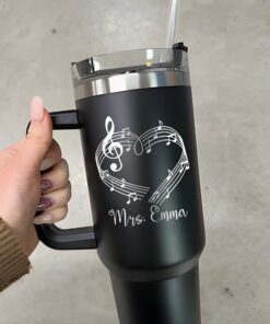 custom 40 oz engraved music teacher tumbler personalized band instructor gift unique christmas halloween present piano teacher cup sjivq