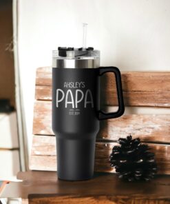 custom 40 oz engraved new grandparents tumbler personalized nana papa gift unique christmas halloween present family announcement cup dc3st