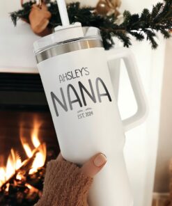 custom 40 oz engraved new grandparents tumbler personalized nana papa gift unique christmas halloween present family announcement cup ro7mj