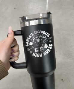 custom 40 oz engraved nicu nurse tumbler personalized santas favorite design unique christmas halloween present neonatal staff cup fdalw