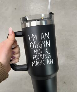 custom 40 oz engraved obgyn tumbler personalized obstetrics nurse gift unique christmas halloween present gynecology grad cup bdktj