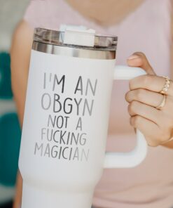 custom 40 oz engraved obgyn tumbler personalized obstetrics nurse gift unique christmas halloween present gynecology grad cup qsy2r