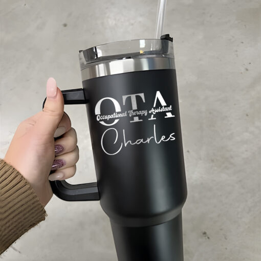 custom 40 oz engraved occupational therapy tumbler personalized ot pt pa design unique christmas halloween present therapist gift uiojw