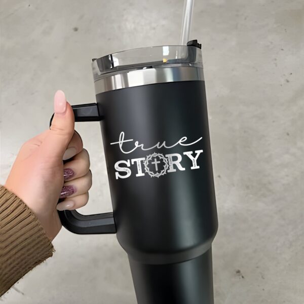 custom 40 oz engraved religious tumbler personalized true story design unique christmas halloween gift christian affirmations cup euk1g