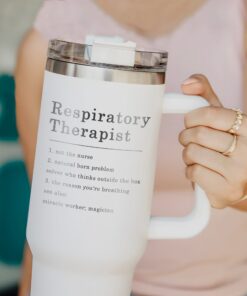 custom 40 oz engraved respiratory therapist tumbler personalized rrt rt gift unique christmas halloween present lung therapist cup wfer7