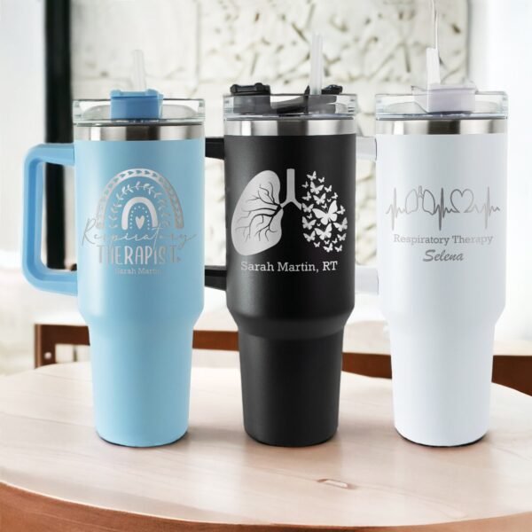 custom 40 oz engraved respiratory therapist tumbler personalized rt life design unique christmas halloween present lung care cup 4n1nf