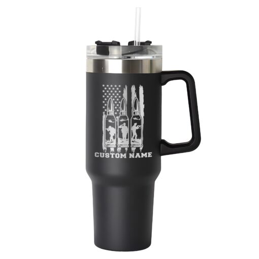 custom 40 oz engraved us army tumbler personalized military design unique christmas halloween present veteran gift cup