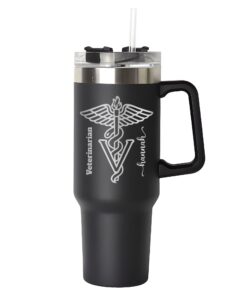 custom 40 oz engraved vet med tumbler personalized veterinarian gift unique christmas halloween present vet tech week cup jjakb