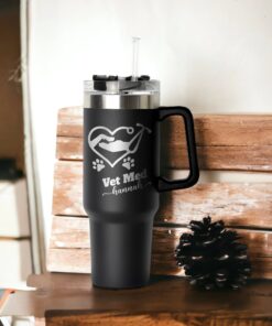 custom 40 oz engraved vet med tumbler personalized veterinarian gift unique christmas halloween present vet tech week cup jquue