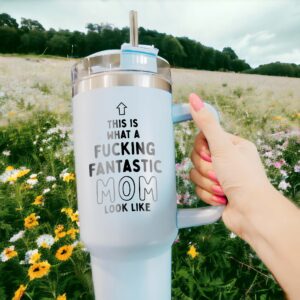 custom 40 oz fantastic mom tumbler laser engraved funny design perfect christmas halloween gift birthday cup lcigj