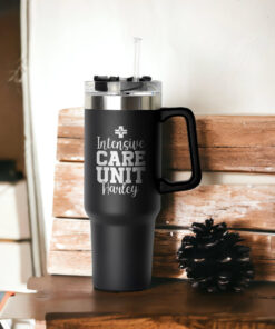 custom 40 oz icu nurse tumbler laser engraved neonatal gift unique christmas halloween present insulated medical cup wsoje