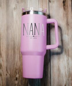 custom 40 oz pregnancy announcement tumbler laser engraved grandparent perfect christmas halloween gift future grandma cup ehvfk