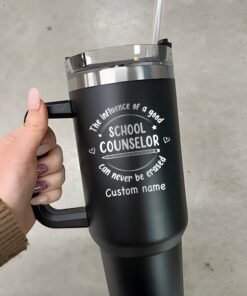 custom 40 oz school counselor tumbler laser engraved staff design perfect christmas halloween gift counselor ally cup 0yhfa