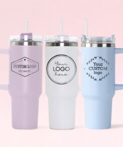 personalized 40 oz company logo tumbler custom corporate design unique christmas halloween gift employee appreciation cup fg0yb