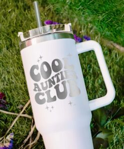 personalized 40 oz cool auntie club tumbler custom engraved unique christmas halloween gift aunt birthday cup 4pvz4