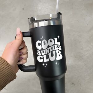 personalized 40 oz cool auntie club tumbler custom engraved unique christmas halloween gift aunt birthday cup 4rcly