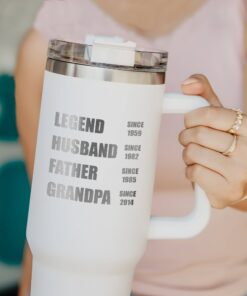 personalized 40 oz grandpa tumbler custom father husband legend unique christmas halloween gift meaningful birthday cup 7flvs