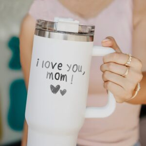 personalized 40 oz handwriting tumbler engraved nana gift perfect christmas halloween present custom mom grandma cup w0s6j