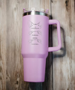 personalized 40 oz laser engraved cat mom tumbler custom pet design unique christmas halloween gift animal lover cup nqlm3