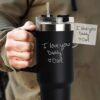 personalized 40 oz laser engraved dad tumbler custom handwriting design unique christmas halloween gift parent appreciation cup mzvzr