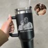 personalized 40 oz laser engraved grandma tumbler custom photo design unique christmas halloween gift grandmother appreciation cup idhr4