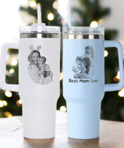 personalized 40 oz laser engraved new dad tumbler custom 1st fathers day gift unique christmas halloween present baby announcement cup jgpy8