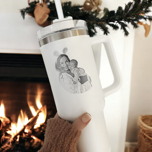 personalized 40 oz laser engraved new dad tumbler custom 1st fathers day gift unique christmas halloween present baby announcement cup jntoi