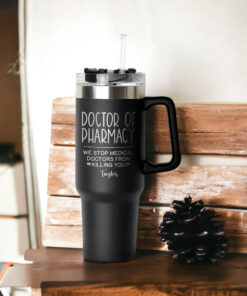 personalized 40 oz laser engraved pharmd tumbler custom graduation design unique christmas halloween gift pharmacist appreciation z9dhy