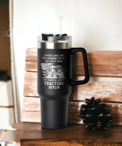 personalized 40 oz laser engraved tractor tumbler custom farmer gift unique christmas halloween present tractor driver cup hbica