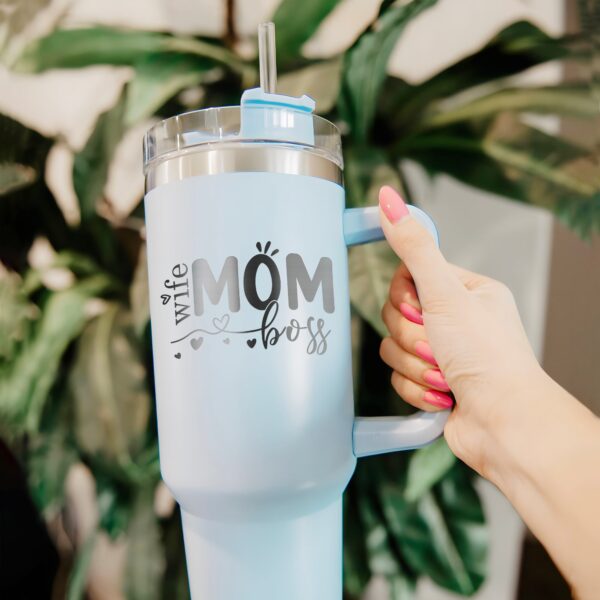 personalized 40 oz mom wife boss tumbler custom girl mom design unique christmas halloween gift mothers day cup o2313