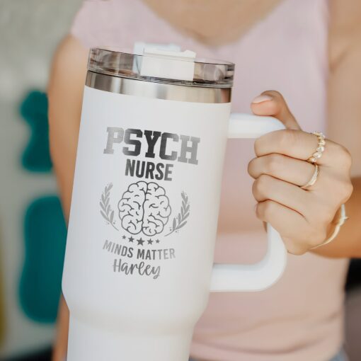 personalized 40 oz psych nurse tumbler custom psychiatric design unique christmas halloween gift mental health rn cup 8uda6