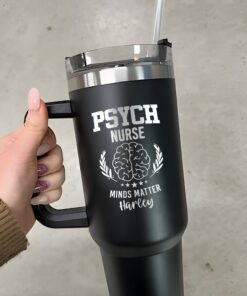 personalized 40 oz psych nurse tumbler custom psychiatric design unique christmas halloween gift mental health rn cup ratzl