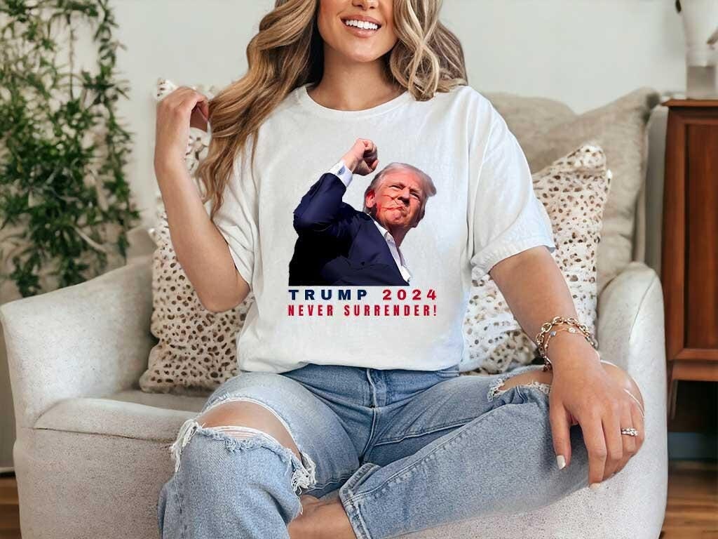 Trump 2024 Never Surrender Shirt