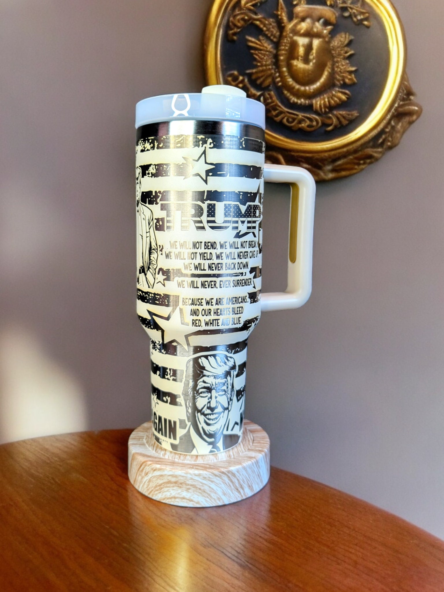 360° Laser Engraved 40oz Tumbler